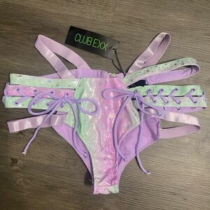 NWT Dolls Kill / Club Exx Rude Awakening Shorts